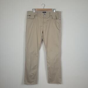 Polo Ralph Lauren Pants Mens 38x34 Tan Chino Straight Leg Casual Preppy